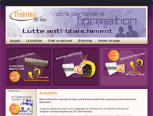 Tablet Screenshot of lutte-anti-blanchiment.com